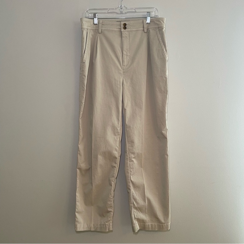 Everlane pleat front khakis - women’s size 12